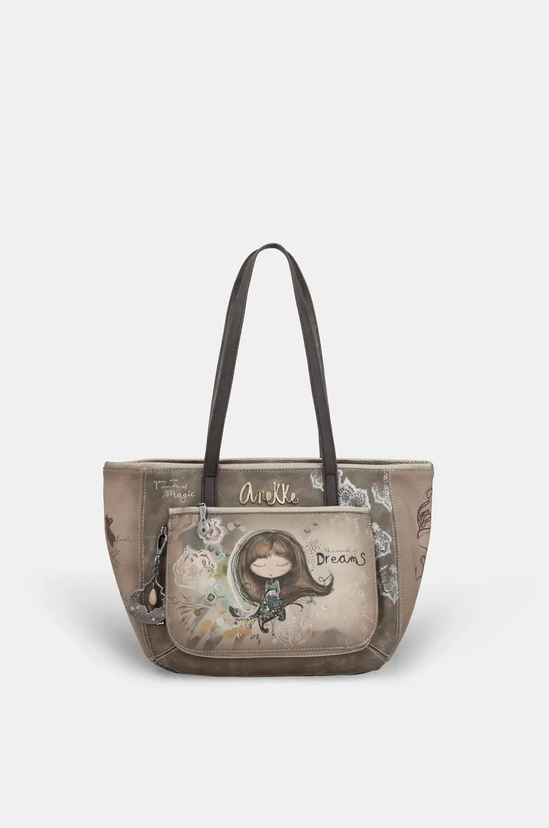 Bolso de hombro grande Real