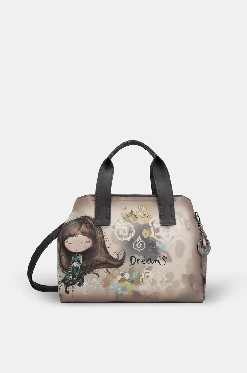 Bolso de mano con bandolera Real