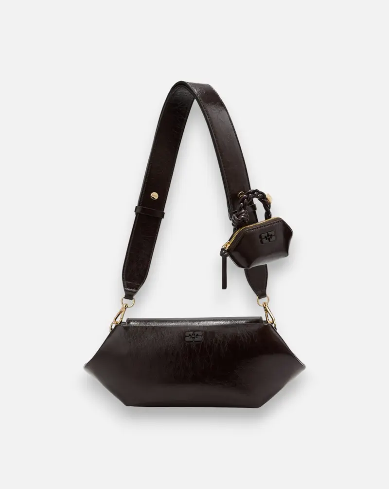 Bolso Ganni Bou East/West Deep Shine
