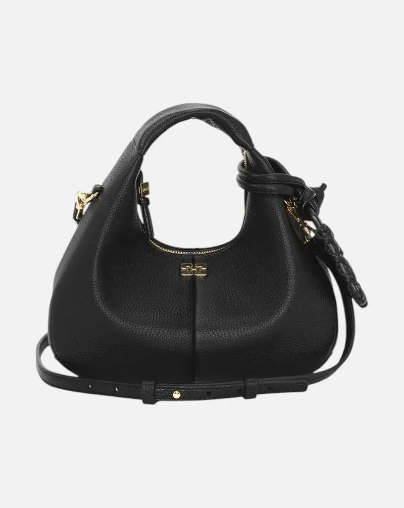 Bolso Ganni Hobo Mini Grained