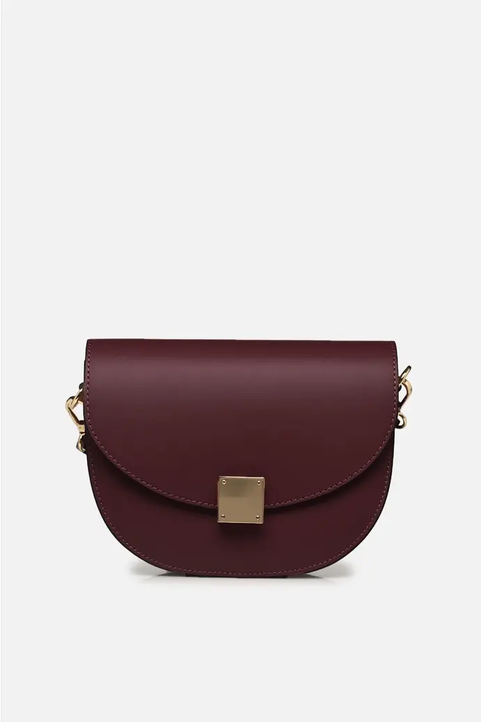 Bolso ZINA de piel de vacuno lisa