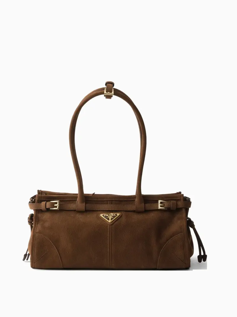 Bonnie medium nubuck leather handbag
