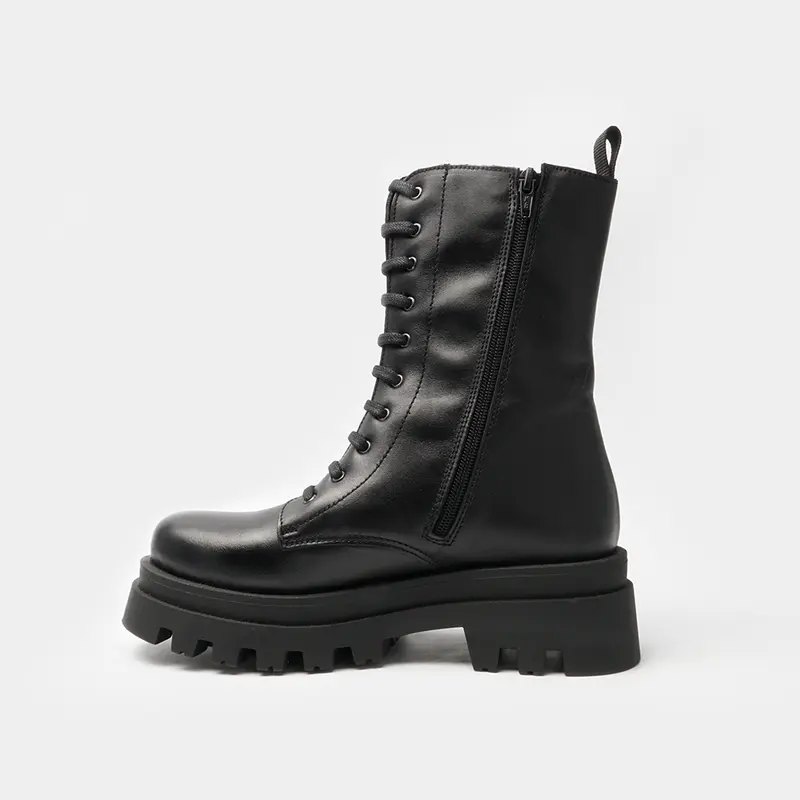 Botas estilo militar para mujer negro O'Neil