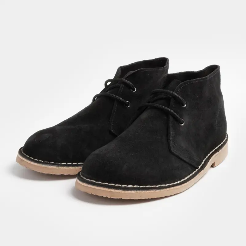 Botines de piel hombre negro Jerry
