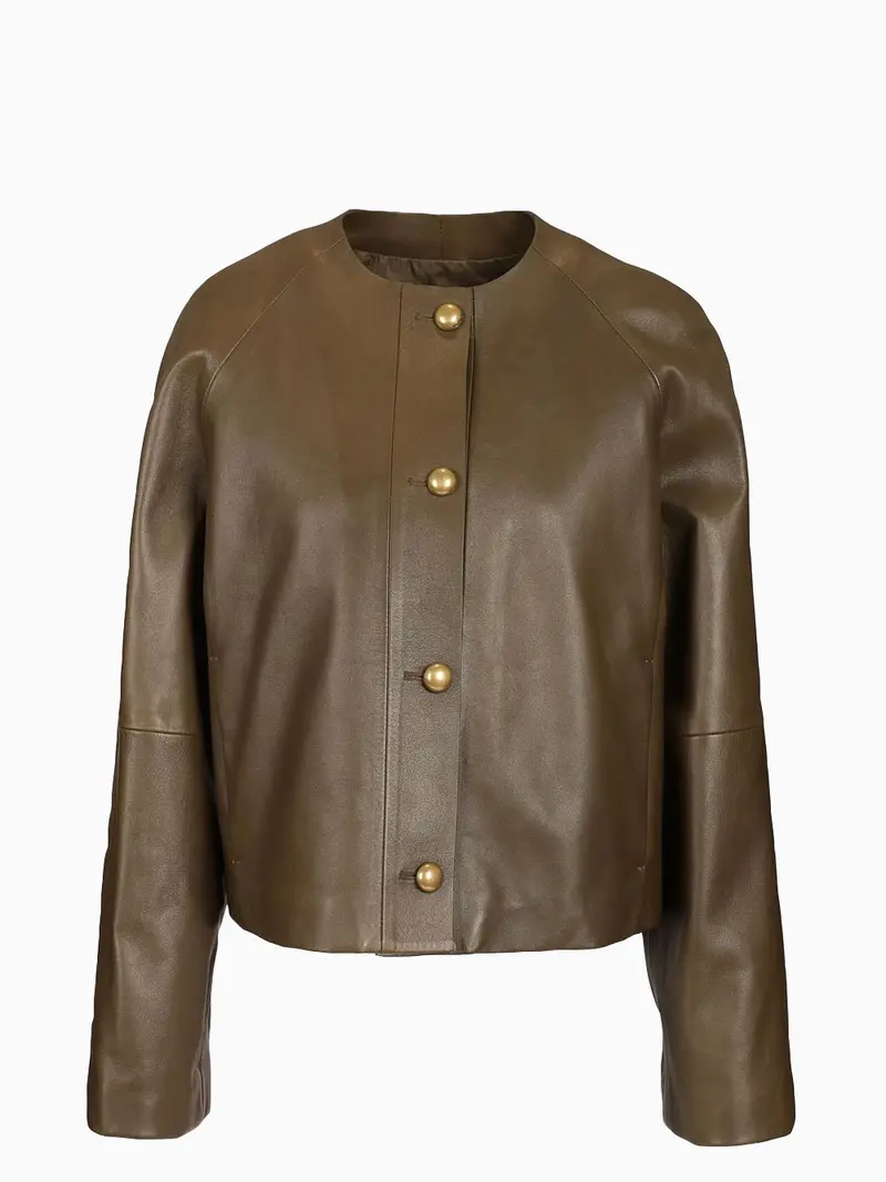 Bouquet leather jacket