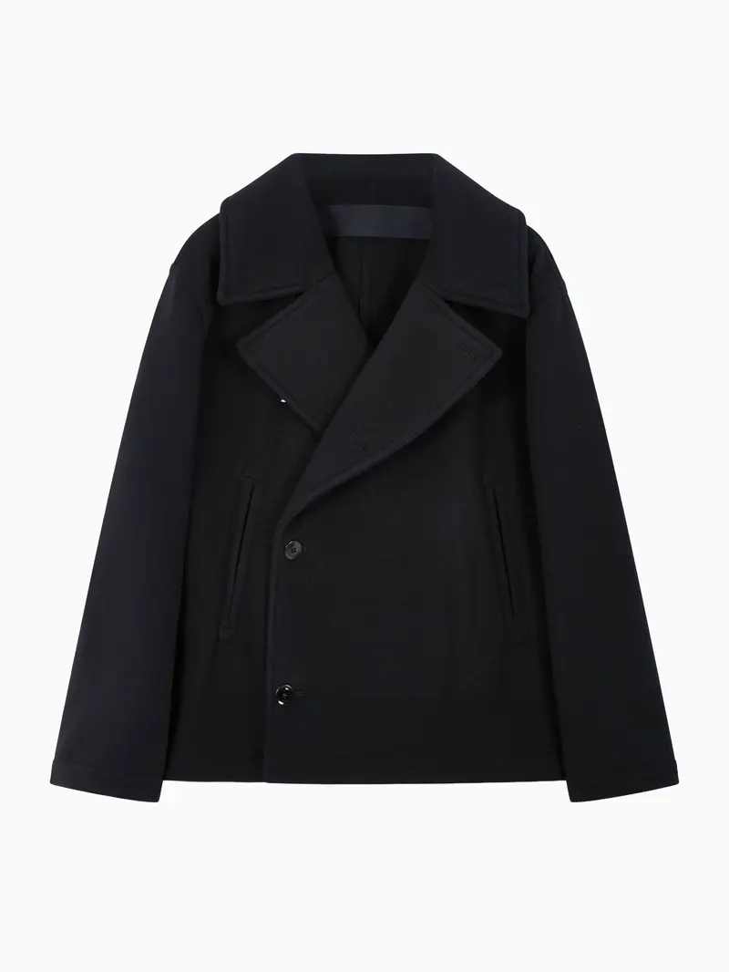 Boxy peacoat