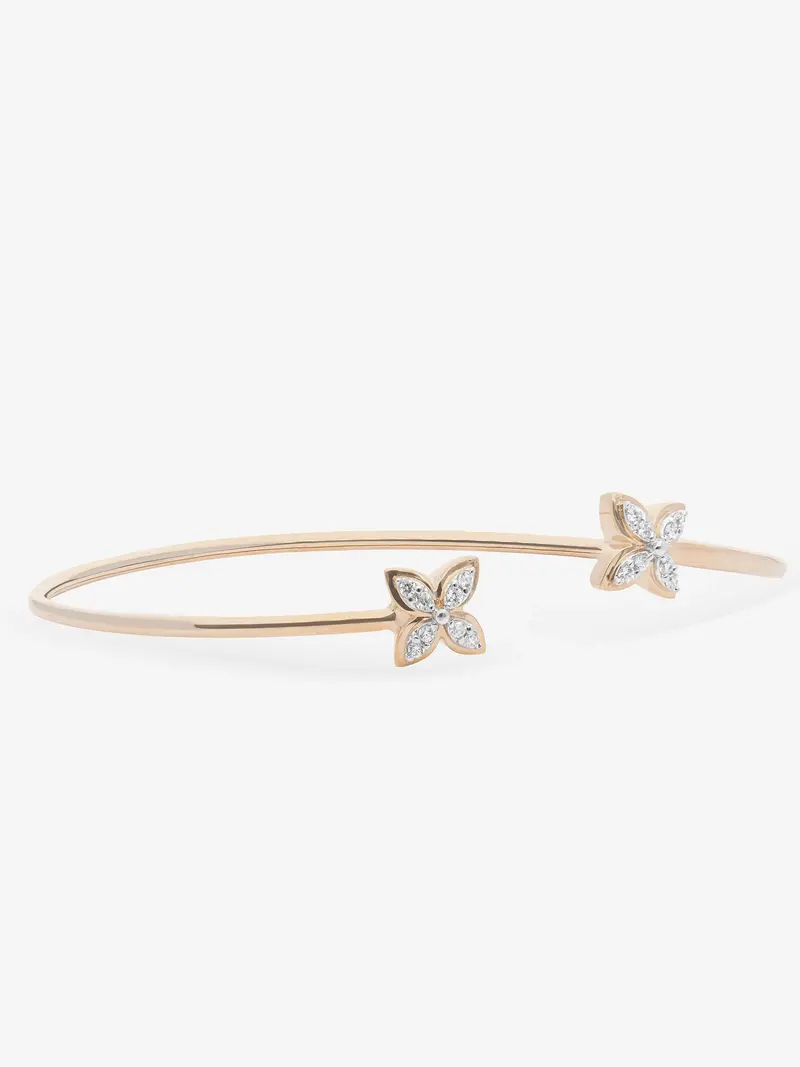 Brazalete abierto Flores