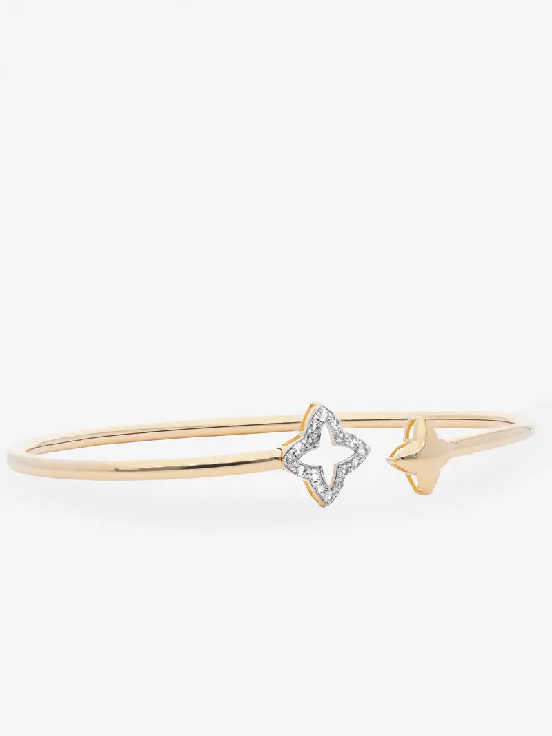 Brazalete abierto Trébol