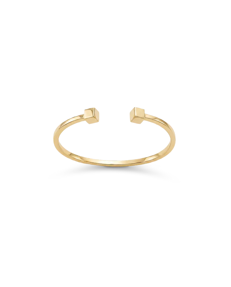 Brazalete Cubos L, oro