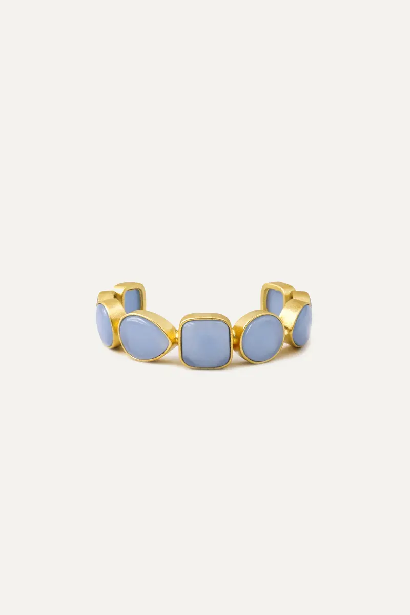 Brazalete Dorado Stunning Calcedonia