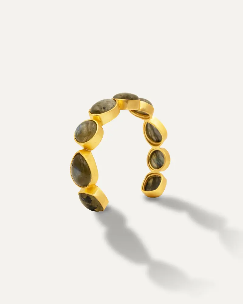 Brazalete Dorado Stunning Labradorita