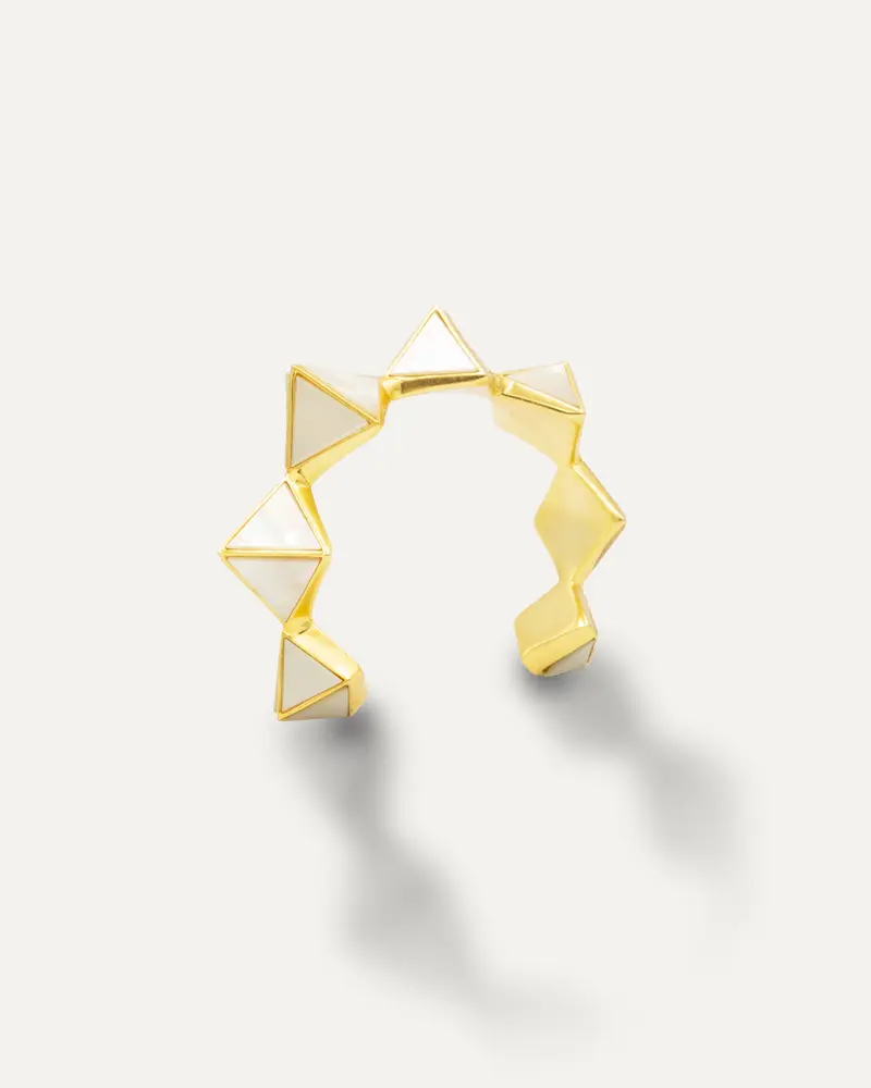 Brazalete Dorado Taru Madre Perla