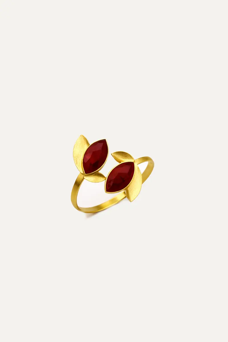 Brazalete Dorado Yana Hatypara Roja
