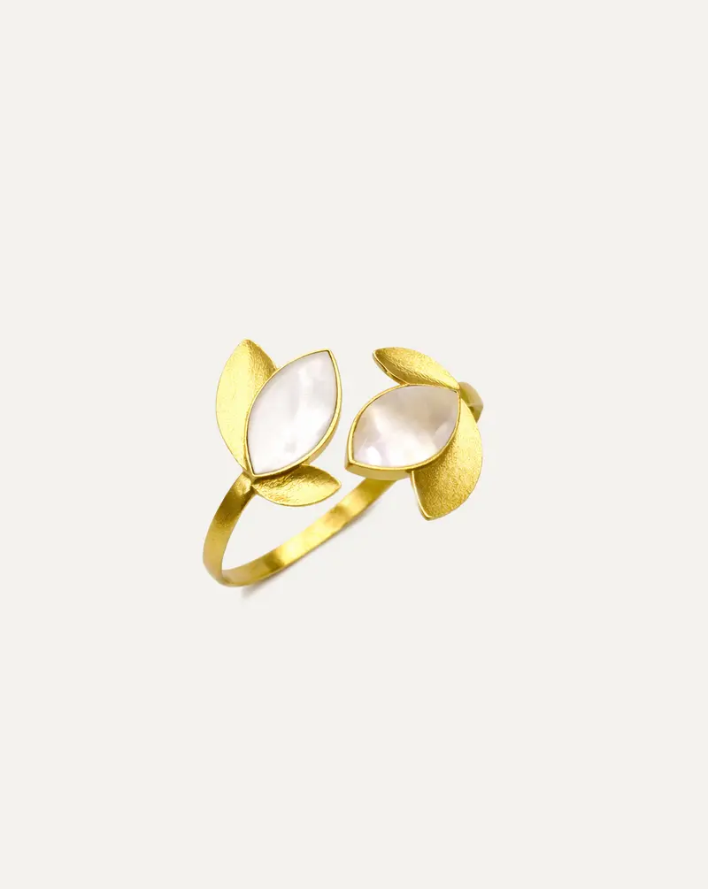Brazalete Dorado Yana Madre Perla