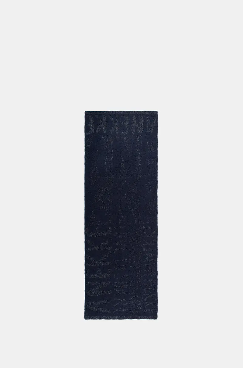 Bufanda logomanía azul marino