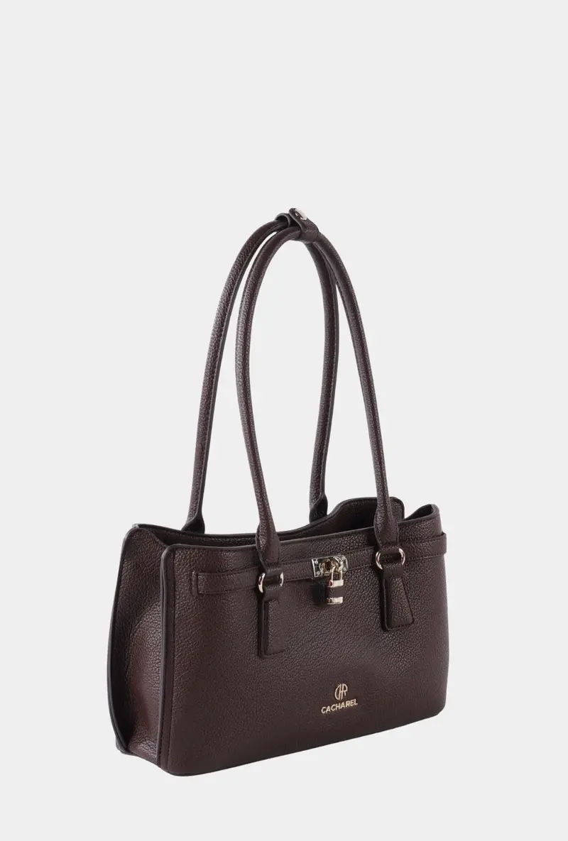 Cacharel Bolso De Hombro Con Triple Compartimento Moka