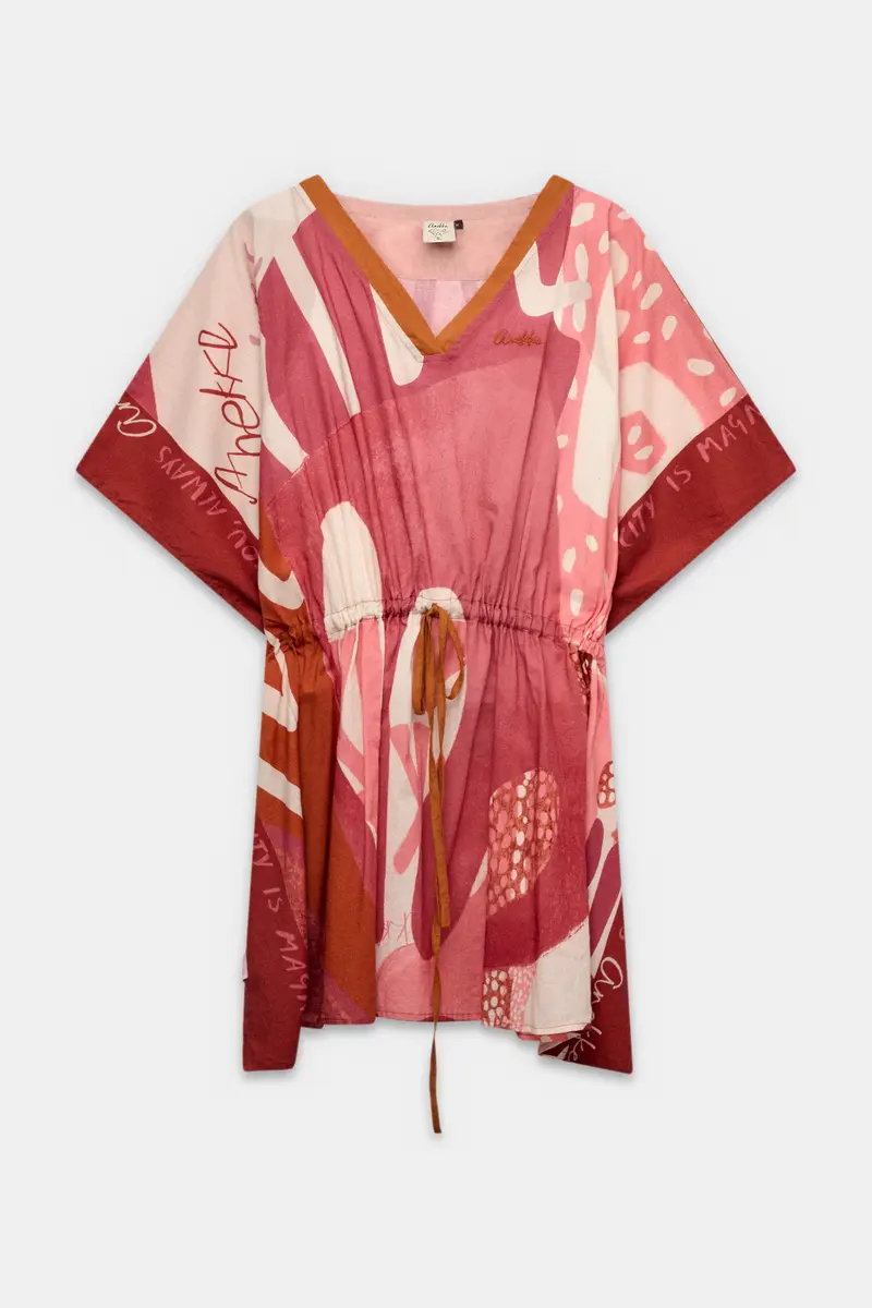 Caftán estampado