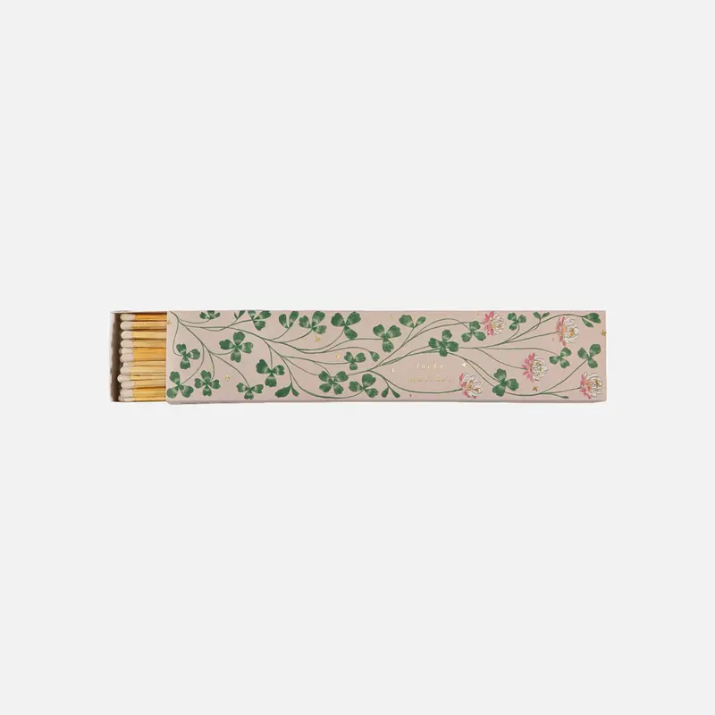 Caja alargada de cerillas Lucky Clover Long Matches