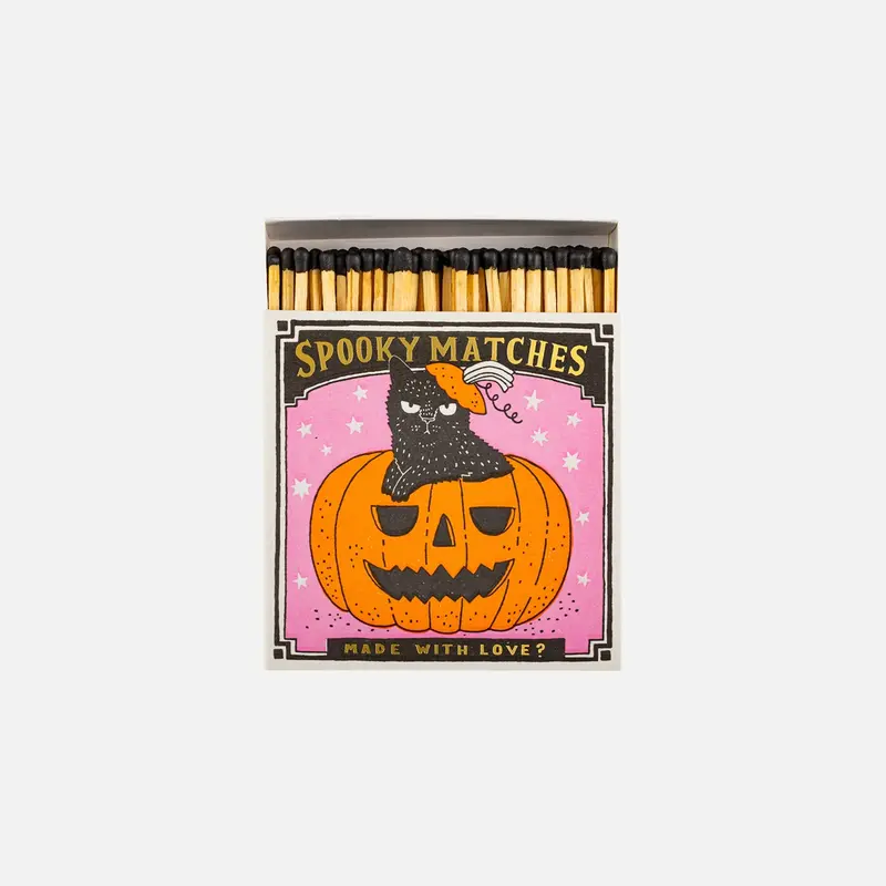 Caja cuadrada de cerillas Spooky Matches
