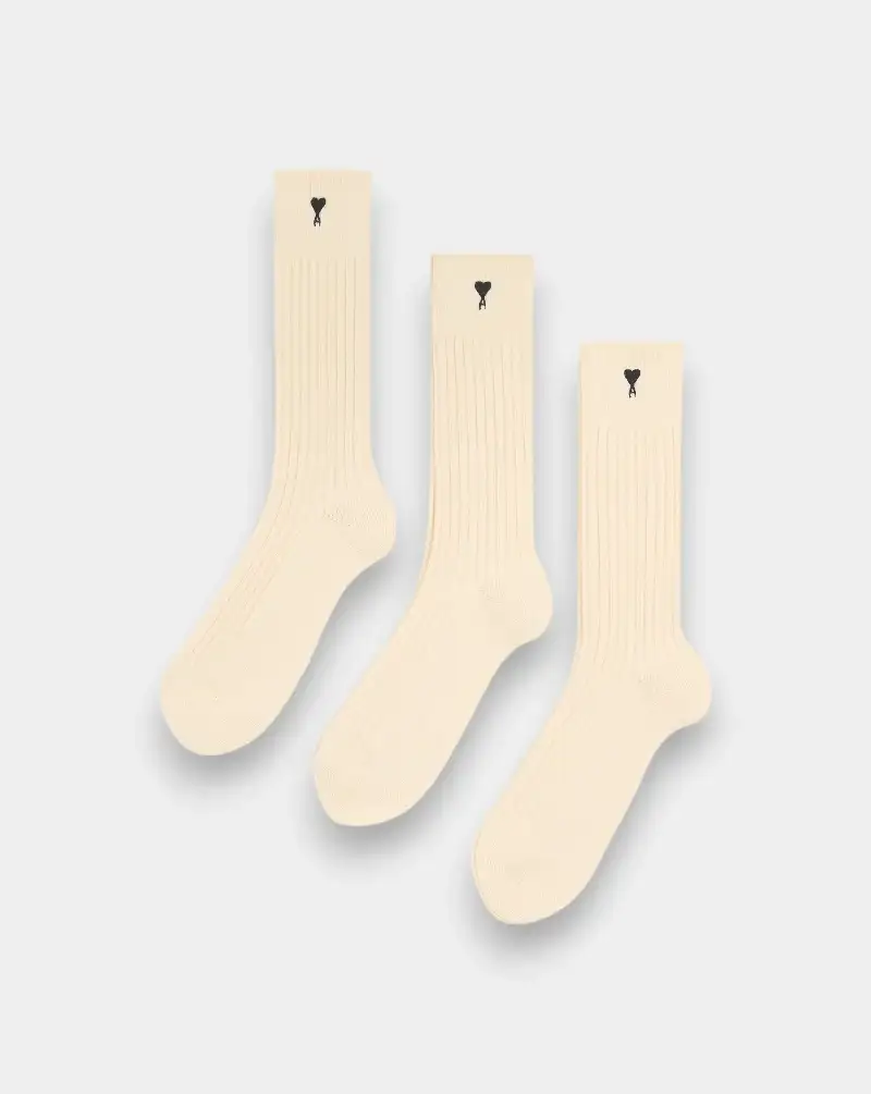 Calcetines Ami Paris Ami de Coeur Pack de 3