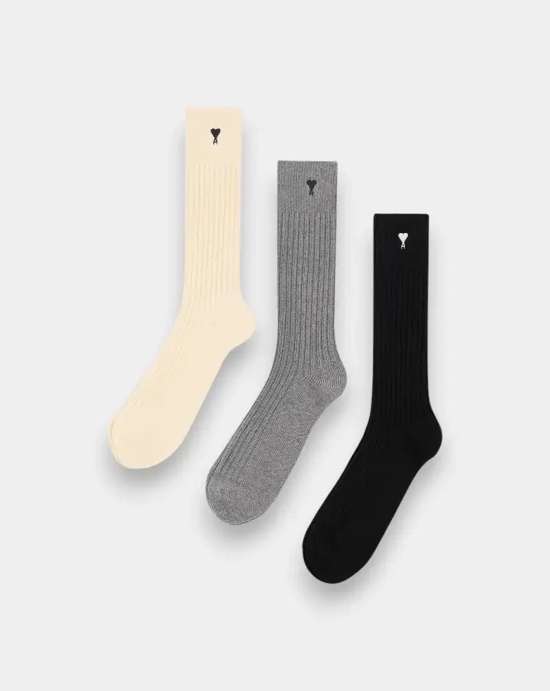 Calcetines Ami Paris Ami de Coeur Pack de 3