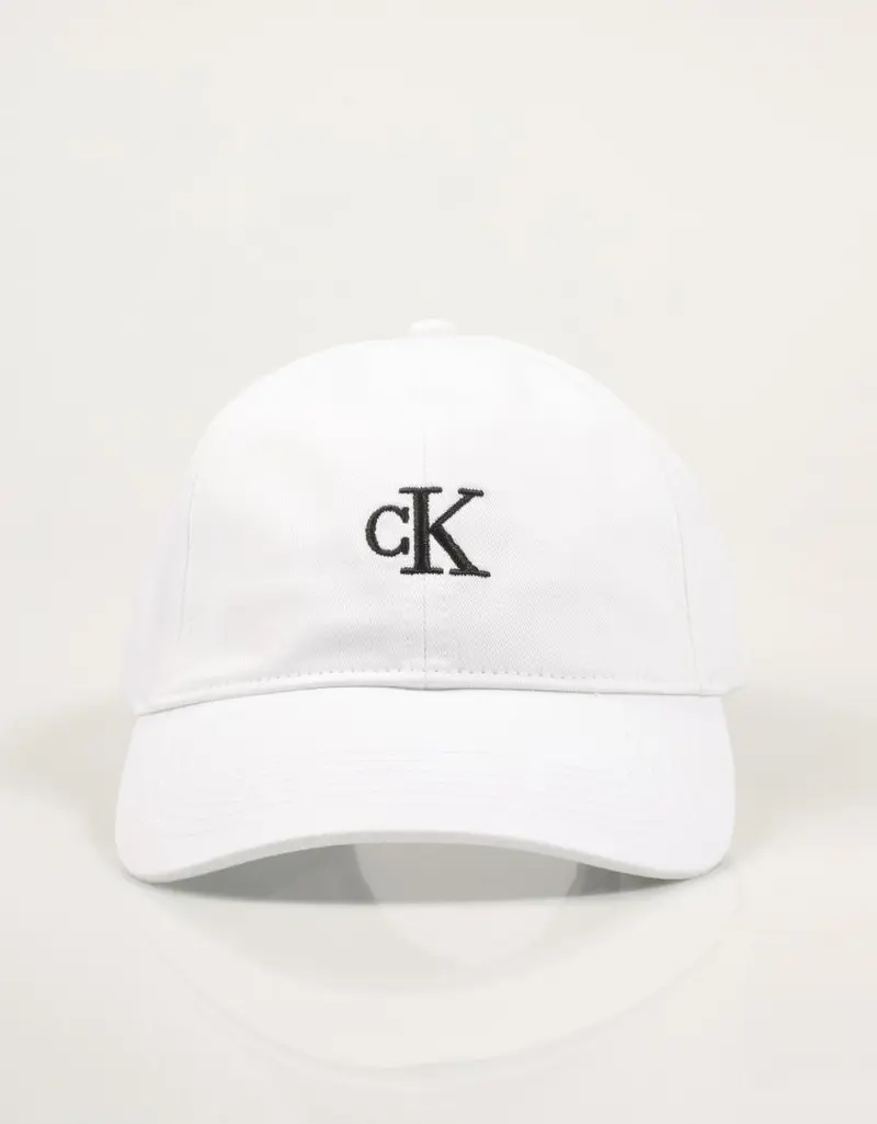 CALVIN KLEIN MONOGRAM EMBROIDERY BASEBALL CAP 89786
