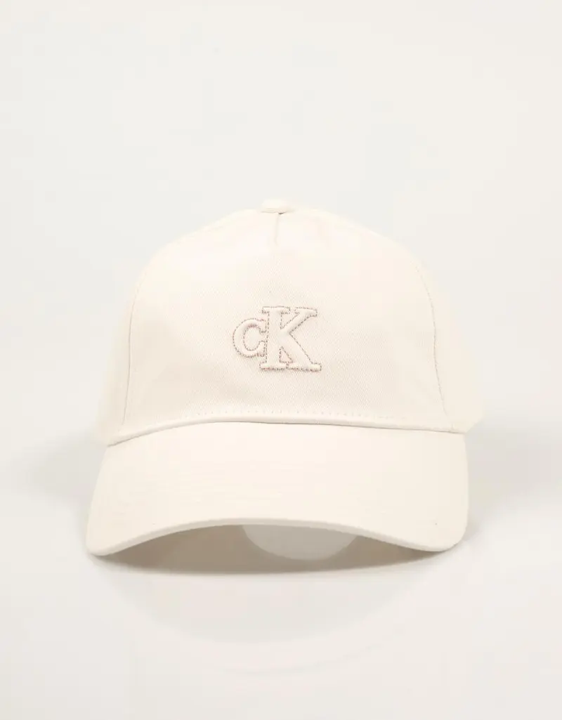CALVIN KLEIN MONOGRAM LUREX EMBROIDERY CAP 89782