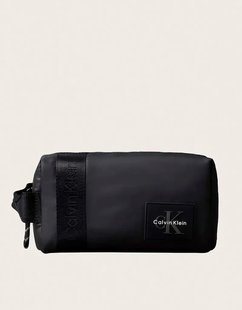 CALVIN KLEIN RUBBERIZED DOPP KIT BLACK LV04D1293G 90945