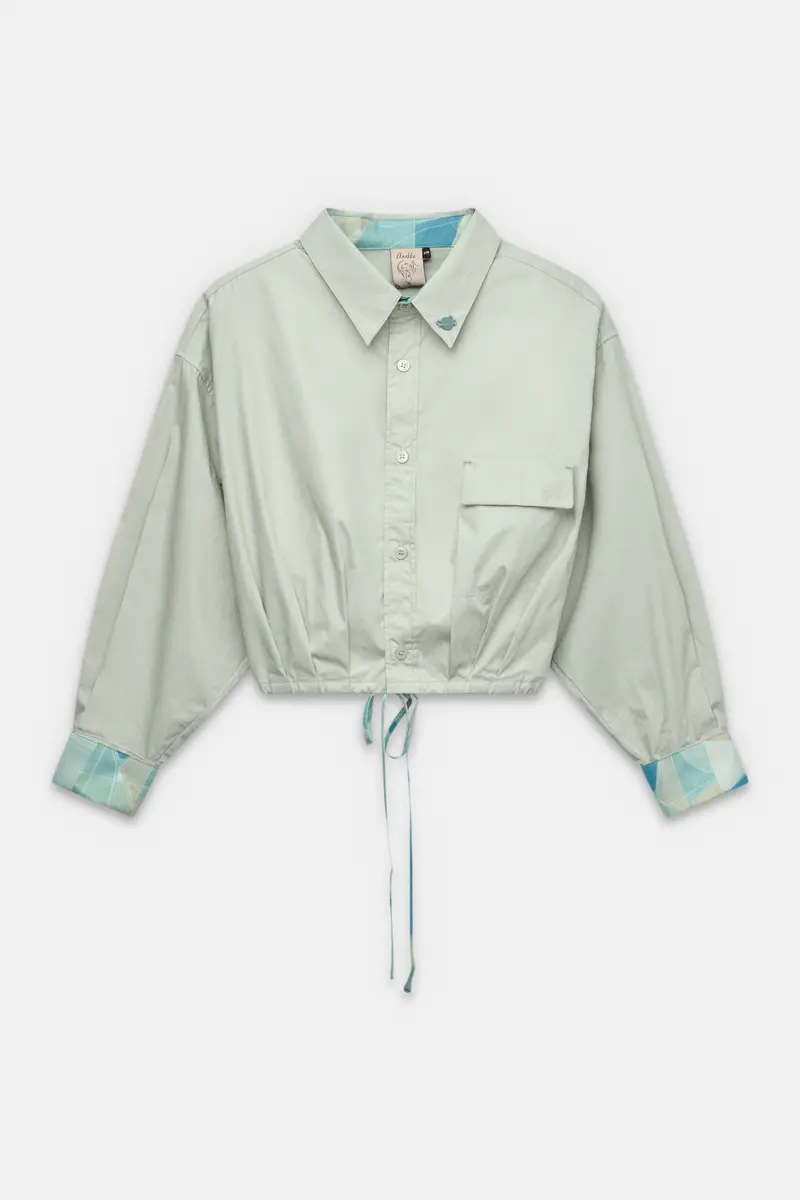 Camisa crop top
