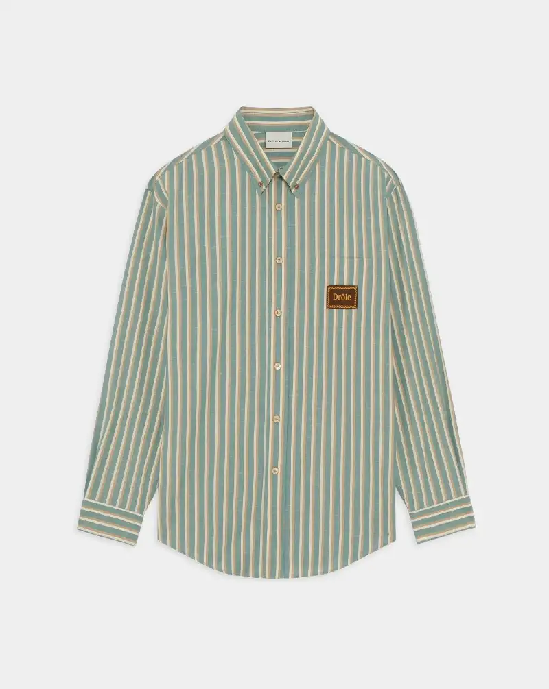 Camisa Drole de Monsieur Chemise Rayée Drôle