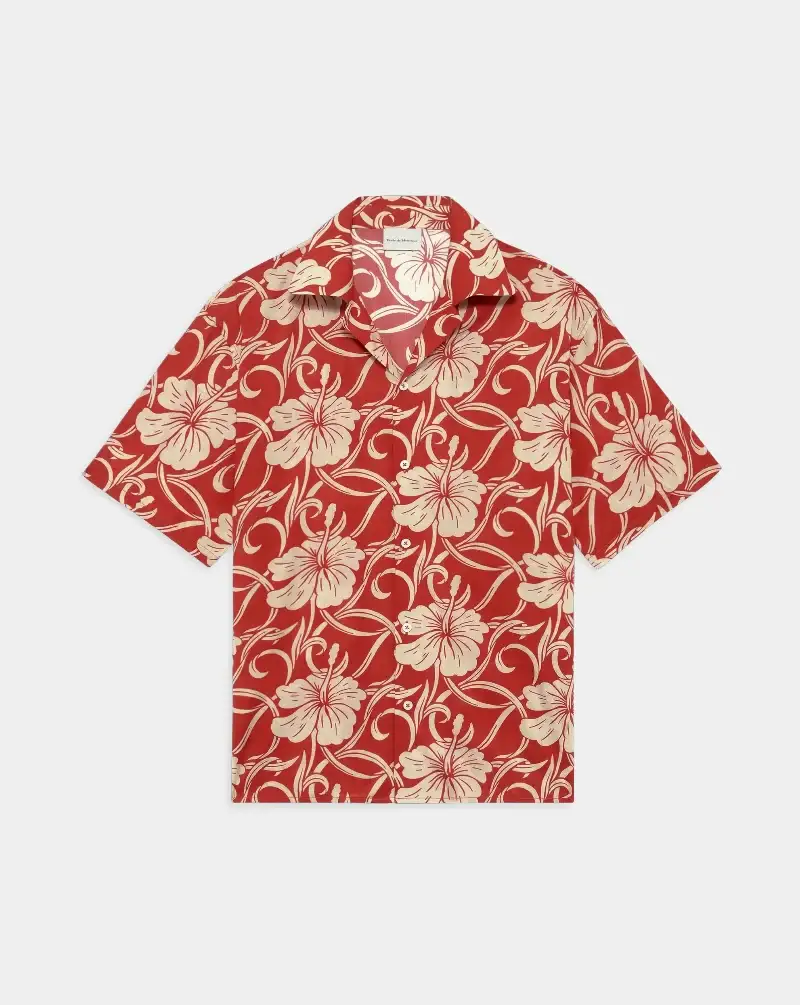 Camisa Drole de Monsieur Hibiscus Monograme