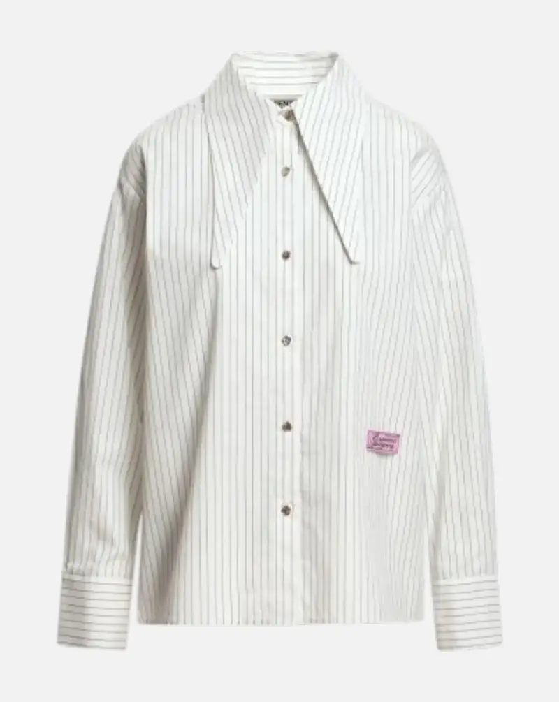 Camisa Essentiel Antwerp Kacao Tied Collar