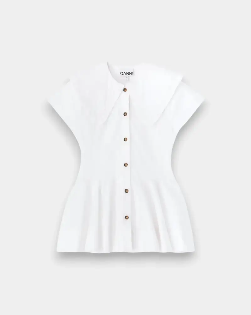 Camisa Ganni Collar Shirt