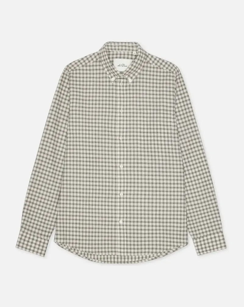 Camisa Les Deux Two Tone Mini Check Shirt