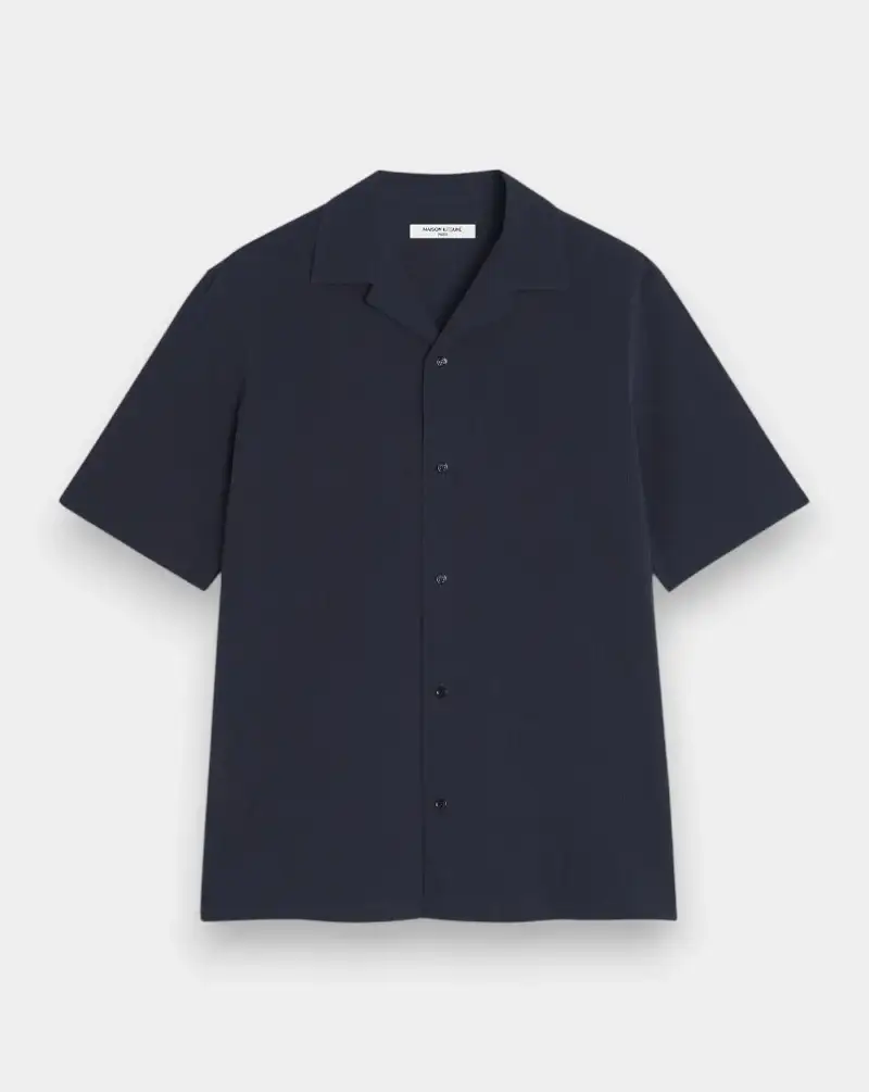 Camisa Maison Kitsune Seersucker Resort