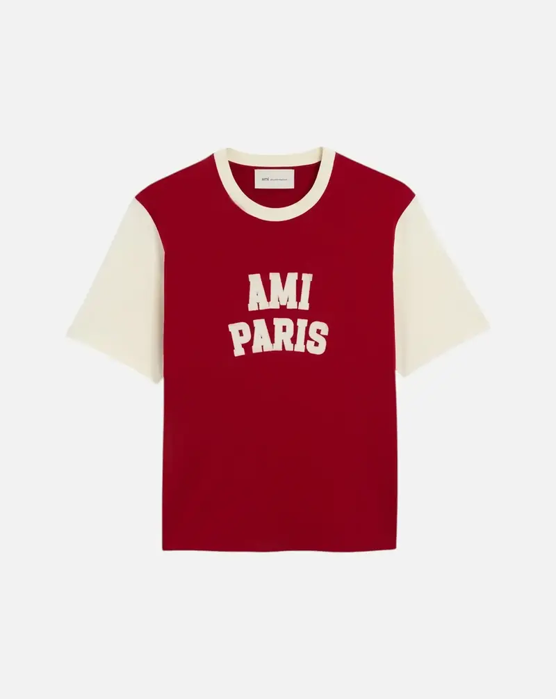 Camiseta Ami Paris Felt Embroidery