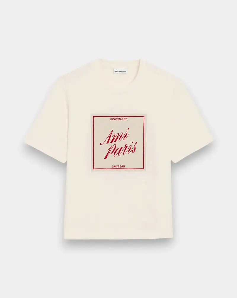Camiseta Ami Paris Heritage Print T-shirt
