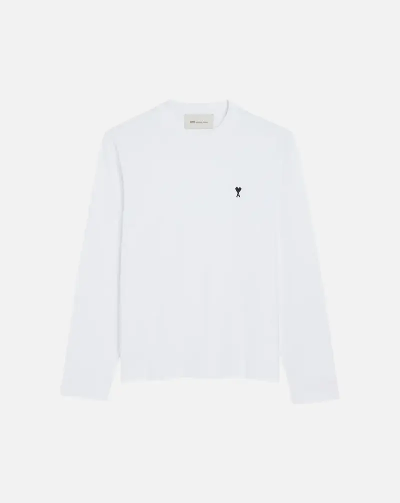 Camiseta Ami Paris Longlseeves with Contrasted Ami de Coeur
