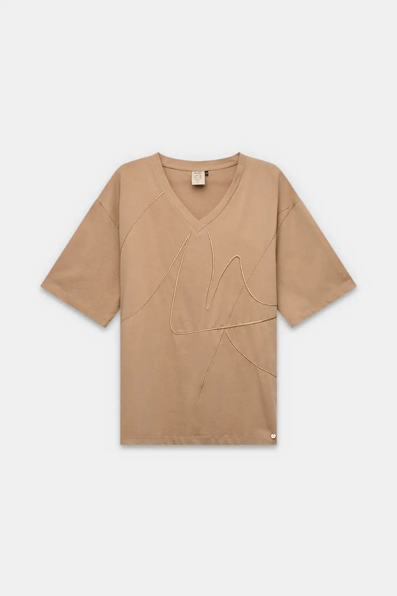 Camiseta beige