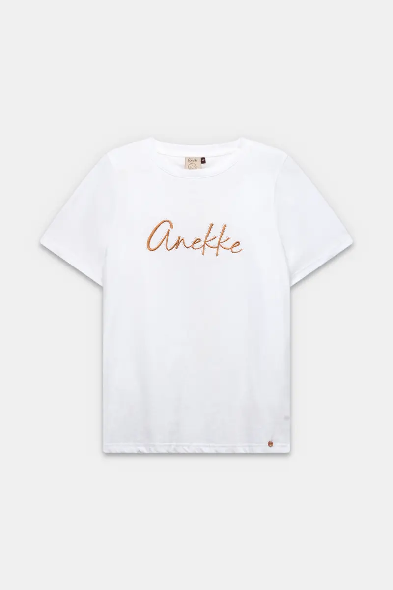 Camiseta de manga corta blanca