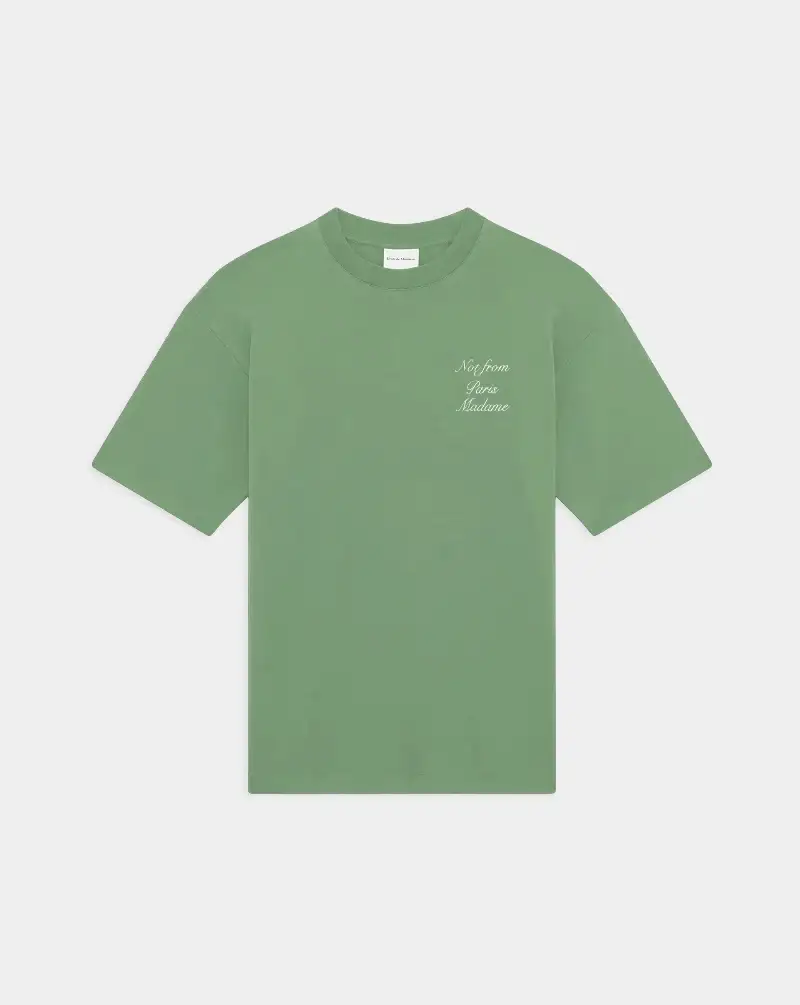 Camiseta Drole de Monsieur Le T-shirt Slogan Caligraphy