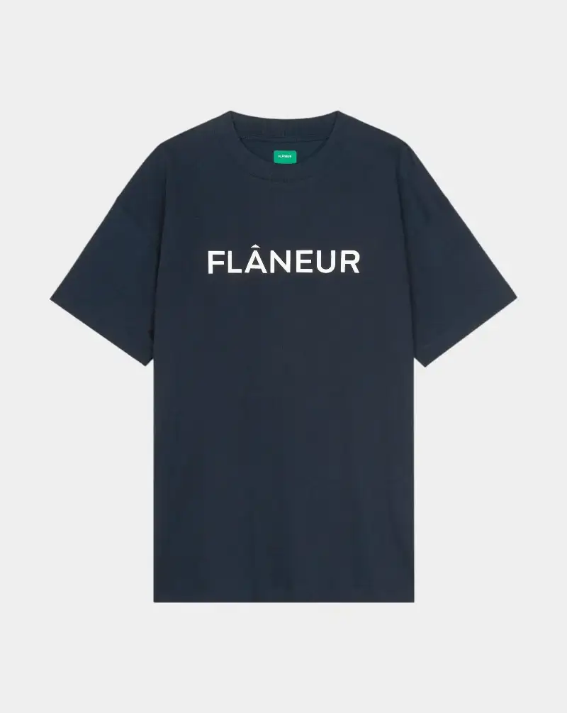 Camiseta Flaneur Rrinted Logo T-shirt