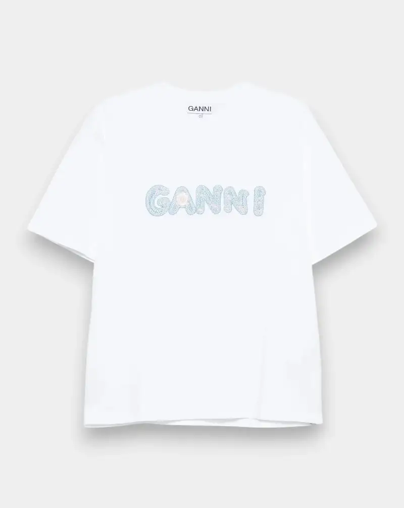 Camiseta Ganni Heavy Cotton Jersey