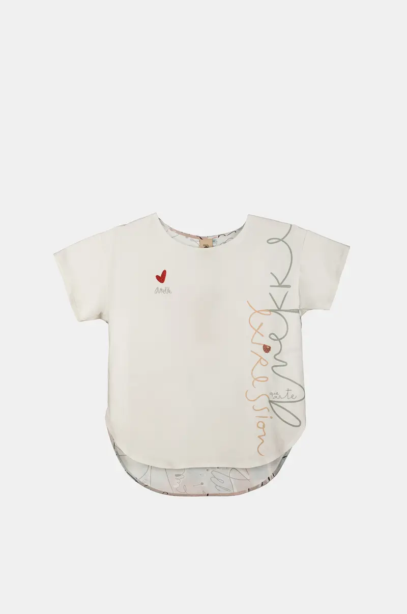 Camiseta manga corta estampada Alma