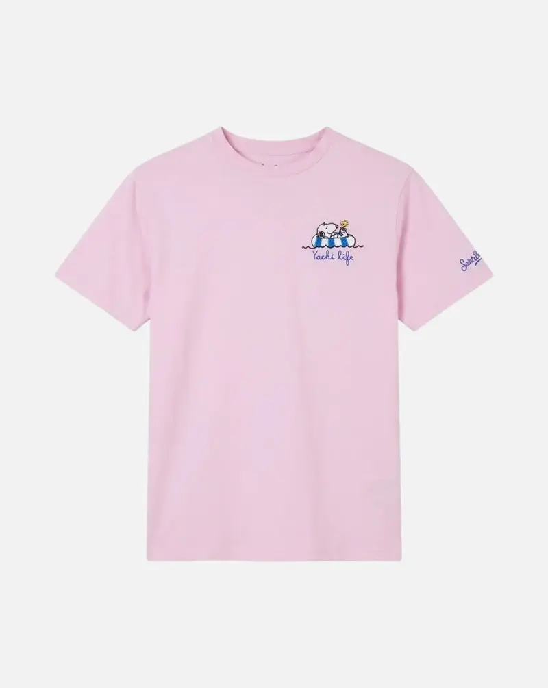 Camiseta MC2 Saint Barth "snoopy yatch life portofino"