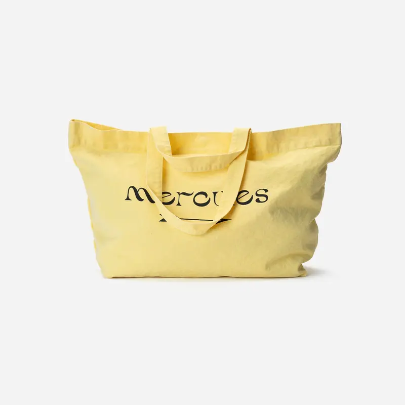 Canvas tote amarillo