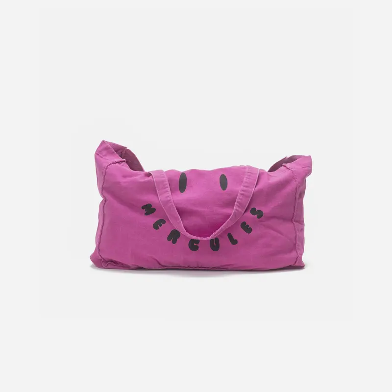 Canvas tote Smiley Orquidea