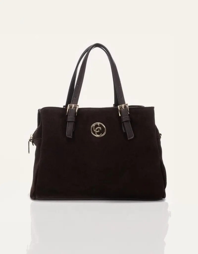 CARMELA BOLSO SERRAJE MARRON 91505