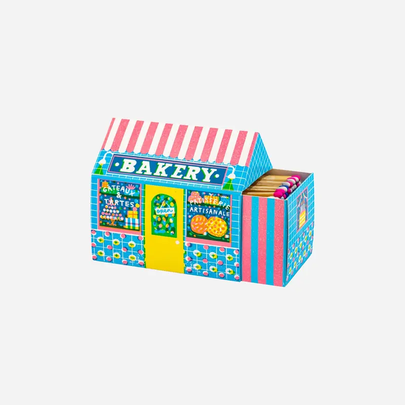 Cerillas casita Bakery