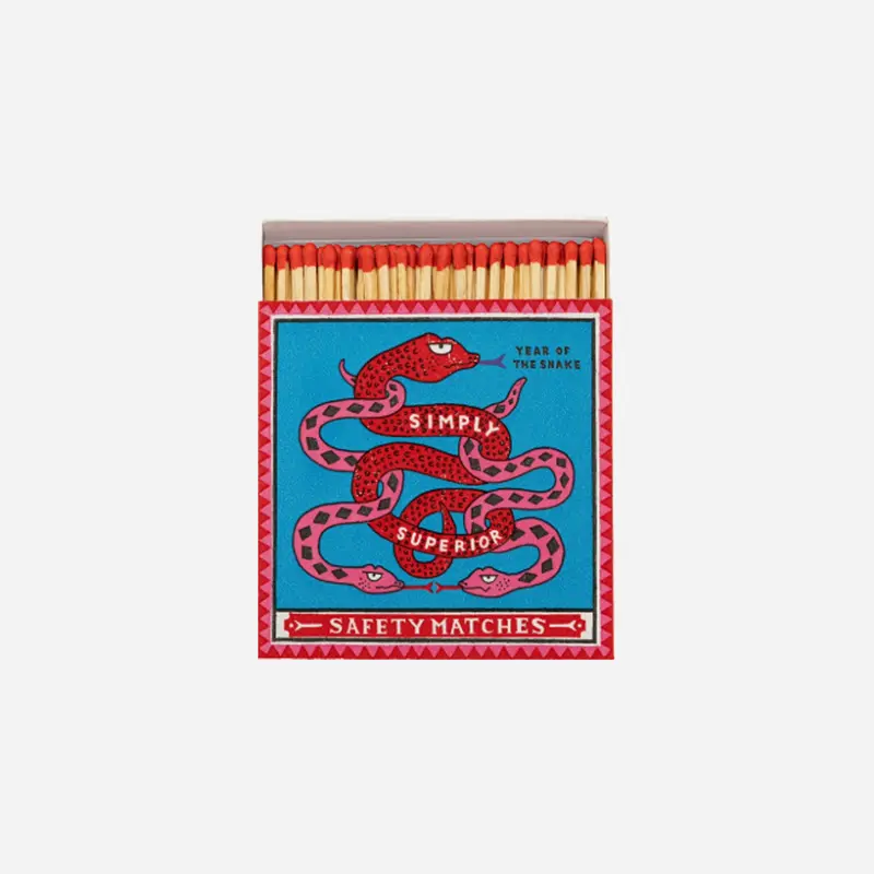 Cerillas cuadradas Year of the Snake